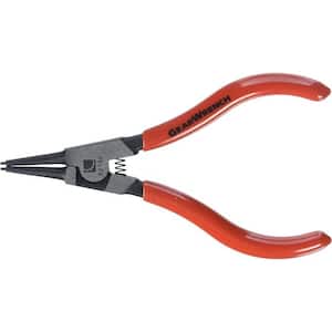 5 in. Straight Fixed Tip External Snap Ring Pliers