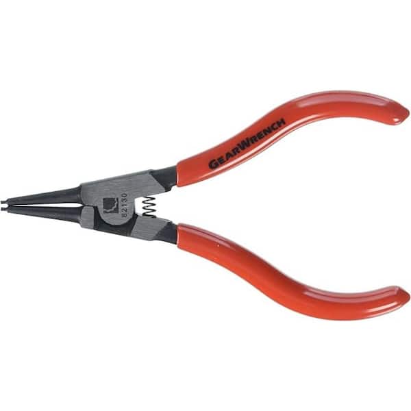 GEARWRENCH 9 in. 90-Degree Fixed Tip External Snap Ring Pliers 82143 - The Home  Depot