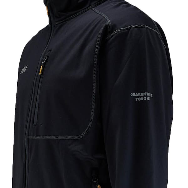 DEWALT Barton Mens X-Large Black Polyester Water Resistant Jacket