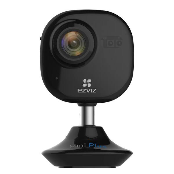 EZVIZ Mini Plus HD 1080p Wi-Fi Video Security Camera, Works with Alexa using IFTTT, Black