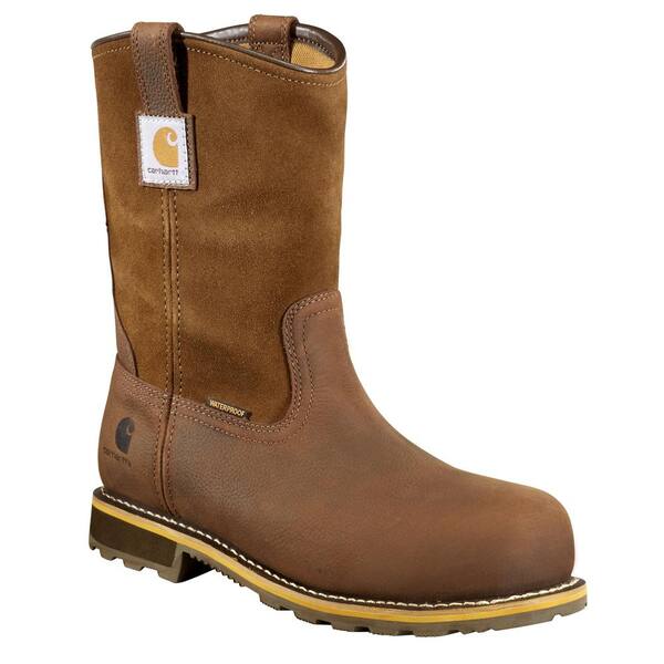 carhartt pull on steel toe boots