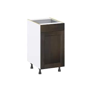 Georgetown 18 in. W x 24 in. D x 34.5 in. H Assembled Base Kitchen Cabinet in Chestnut