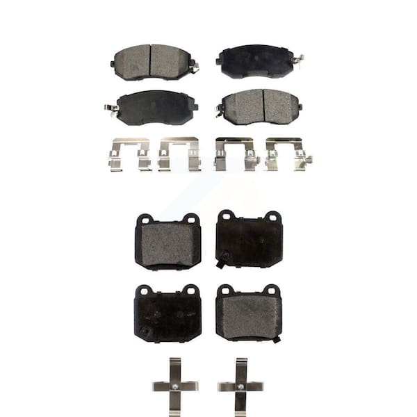 TEC Front Rear Ceramic Brake Pads Kit For 17 Subaru BRZ Limited Premium Without Brembo Brakes KTC-100724
