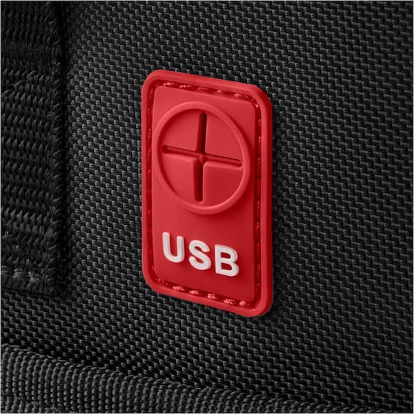 Husky 16 in. Large Mouth Tool Bag with Parts Bin Zone 526-248