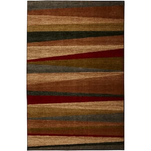 Mayan Sunset Sierra 7 ft. 6 in. x 10 ft. Striped Area Rug