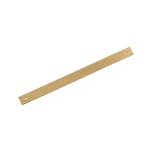 Ladera 12-5/8 in. (320 mm) Center-to-Center Rectangle Champagne Bronze Pull Cabinet Backplate