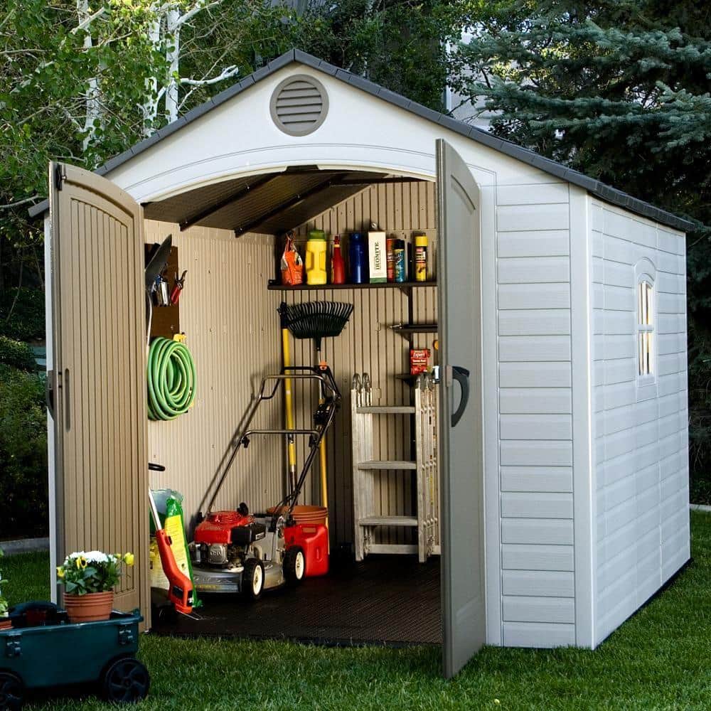 Lifetime Ft X Ft Outdoor Storage Shed The Home Depot
