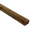 4 in. x 6 in. x 16 ft. #2 4B Pressure-Treated Timber 601020 - The Home ...