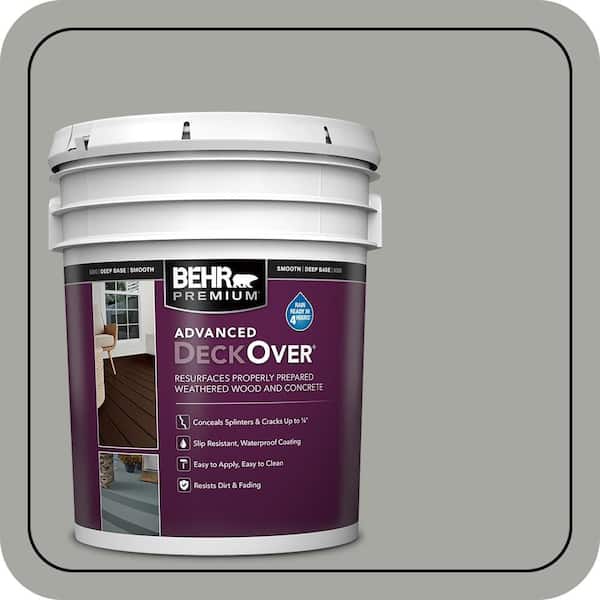 5 gal. #SC-249 Coastal Gray Smooth Solid Color Exterior Wood and Concrete Coating