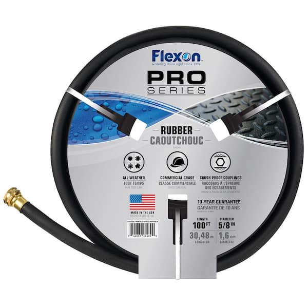 5/8 in. Dia x 100 ft. Premium Rubber Heavy Duty Water Hose