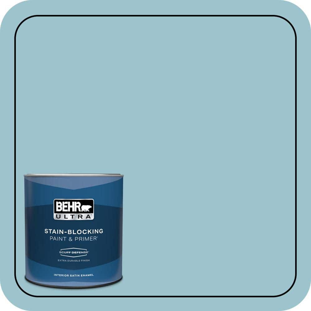 1 qt. #ICC-99 Alluring Blue Extra Durable Satin Enamel Interior Paint & Primer price history on PriceWatchPro