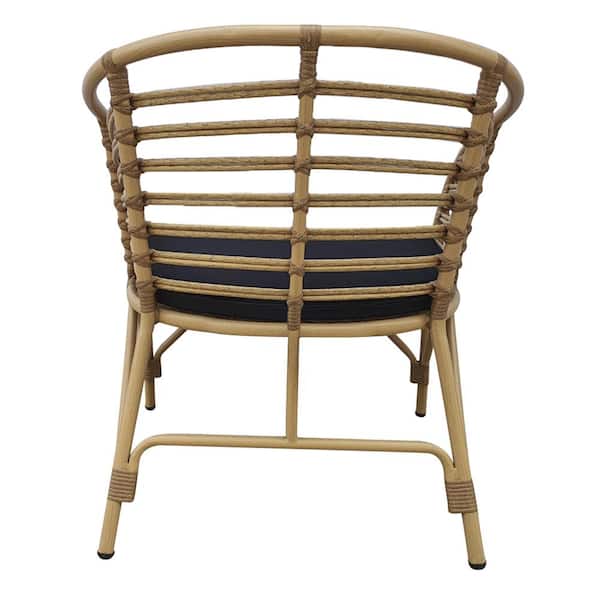 TK CLASSICS Cushioned Boho Aluminum Outdoor Lounge Chair
