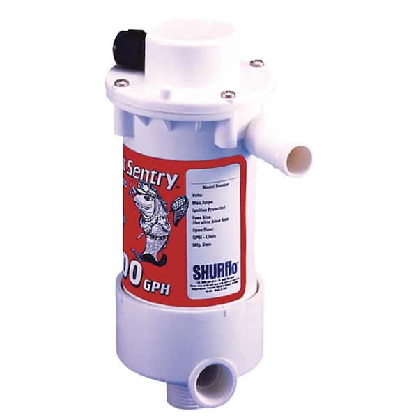 Shurflo Bait Sentry Mag - Drive Livewell Pump, 800 GPH