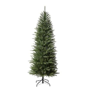 6.5 ft. Unlit Pencil Dumont Fir Artificial Christmas Tree