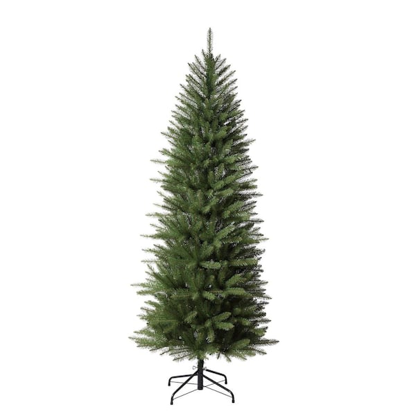 Haute Decor 6.5 ft. Unlit Pencil Dumont Fir Artificial Christmas Tree