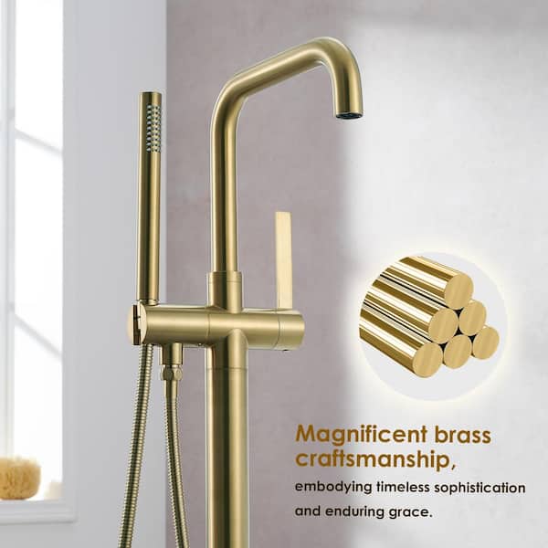 Altair Florin Single-Handle Freestanding Tub Faucet with Altair Florin Single-Handle Freestanding Tub Faucet with