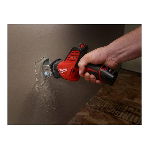 Milwaukee - M12 12V Lithium-Ion Cordless Combo Tool Kit (4-Tool) with (2) 1.5 Ah Batteries, (1) Charger, (1) Tool Bag