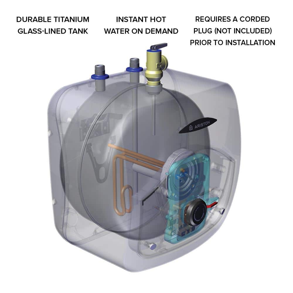 Ariston 8 Gallon 120-Volt Mini-Tank Electric Water Heater