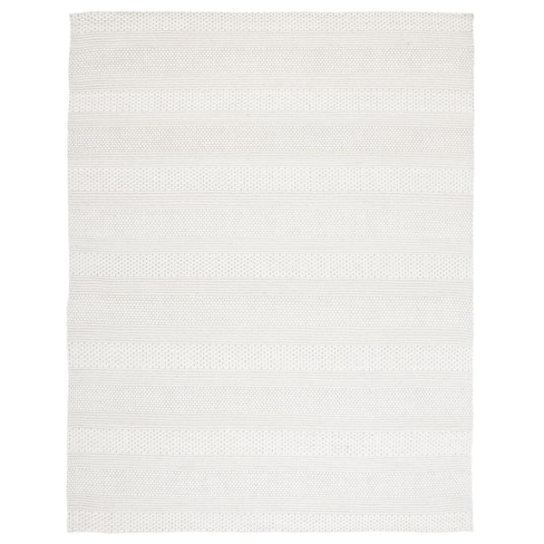 Marbella 9 ft. x 12 ft. Ivory Geometric Area Rug