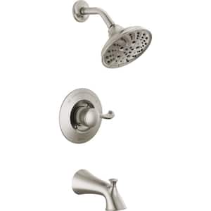Esato Single-Handle 5-Spray Tub and Shower Faucet with H2Okinetic in Spotshield Stainless (Valve Included)