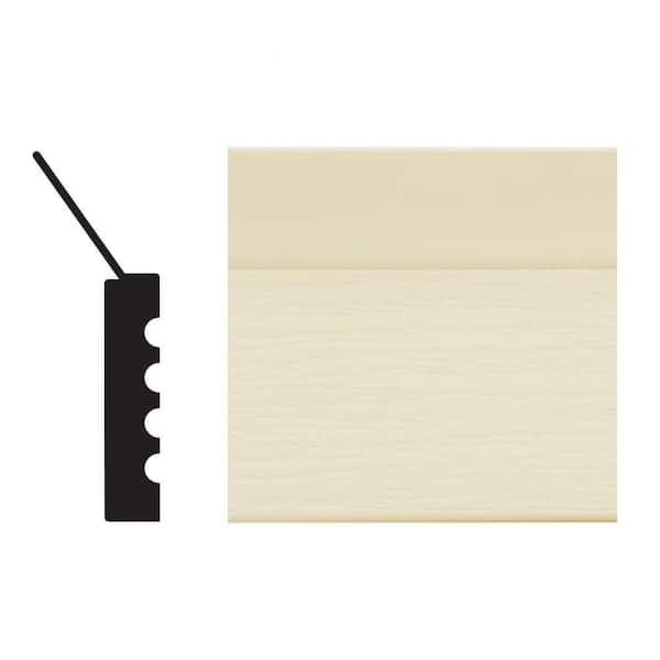 2149 7/16 in. x 2 in. x 108 in. PVC Almond Garage Door Stop Moulding