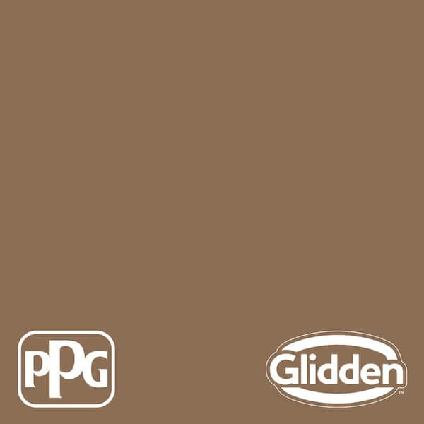 Glidden 8 oz. PPG1079-6 Caravel Brown Satin Interior Paint Sample