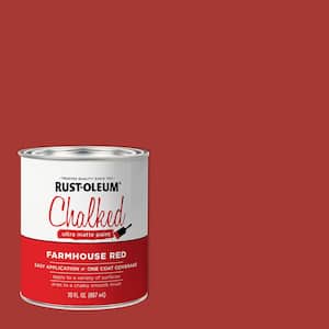 30 oz. Chalked Farmhouse Red Ultra Matte Interior Paint (2 Pack)