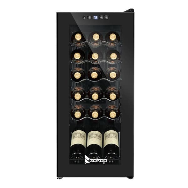 Karl home 13.8 in. 18-Bottle Compressor Freestanding Wine and Beverage ...