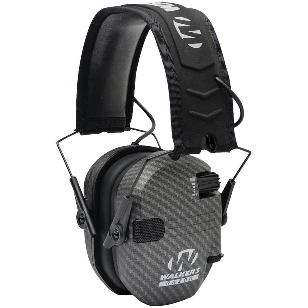 Walker's Razor Slim Electronic Bluetooth Protection Earmuff, Black