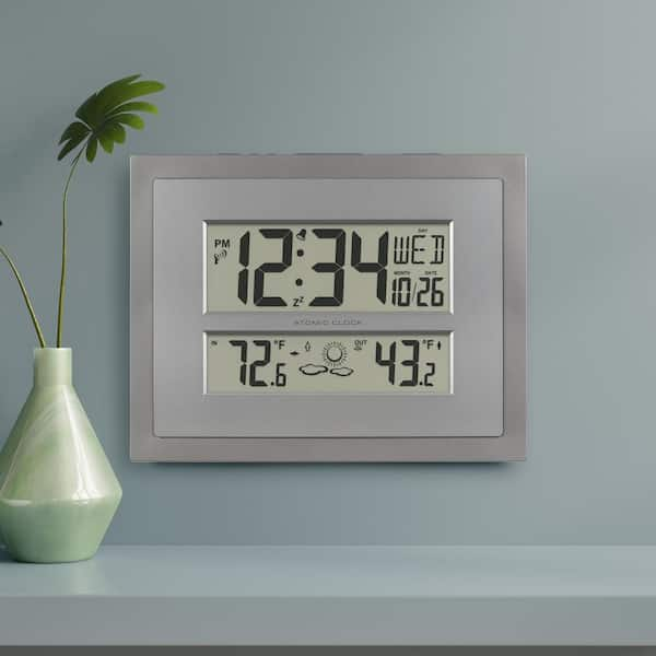 La Crosse Technology Indoor/Outdoor Thermometer and Atomic Clock at