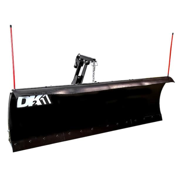 DK2 Rampage II Elite 82 in. x 19 in. Custom Mount Snow Plow Kit with Actuator Lift