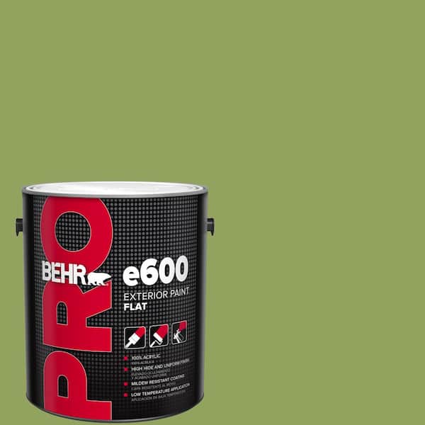 BEHR PRO 1 gal. #HDC-MD-15 Zesty Apple Flat Exterior Paint