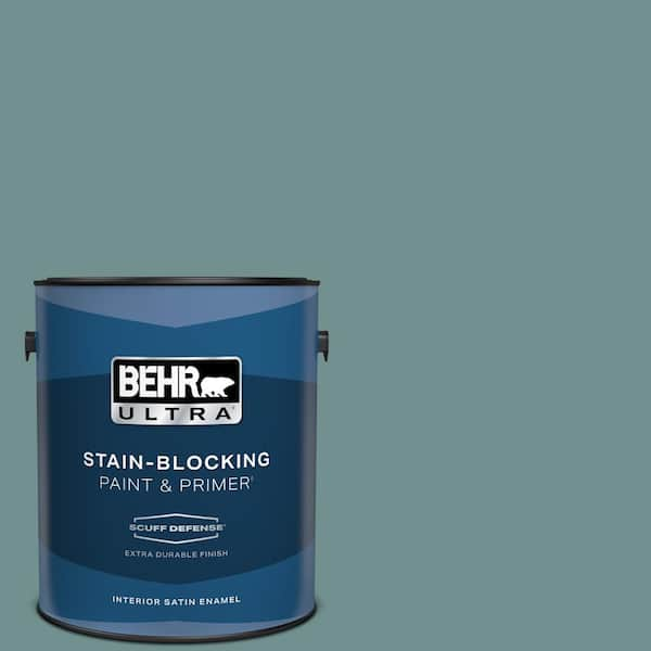 BEHR ULTRA 1 gal. #PPU12-03 Dragonfly Extra Durable Satin Enamel Interior Paint & Primer