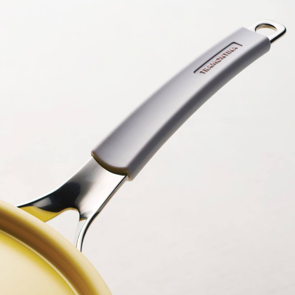 Mustard Yellow 5-Piece Non-Stick Ceramic Coated Aluminum Cookware Set