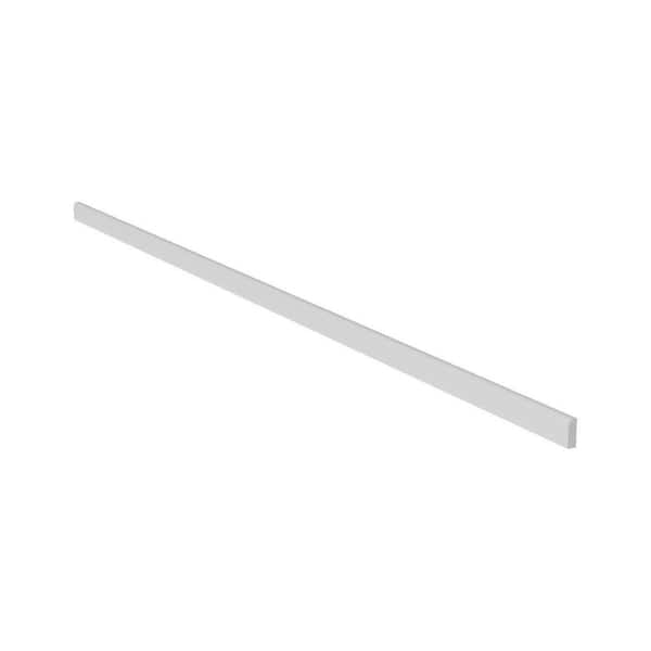 96 in. W x 0.75 in. H x 0.24 in. D in White Shaker Scribe Molding