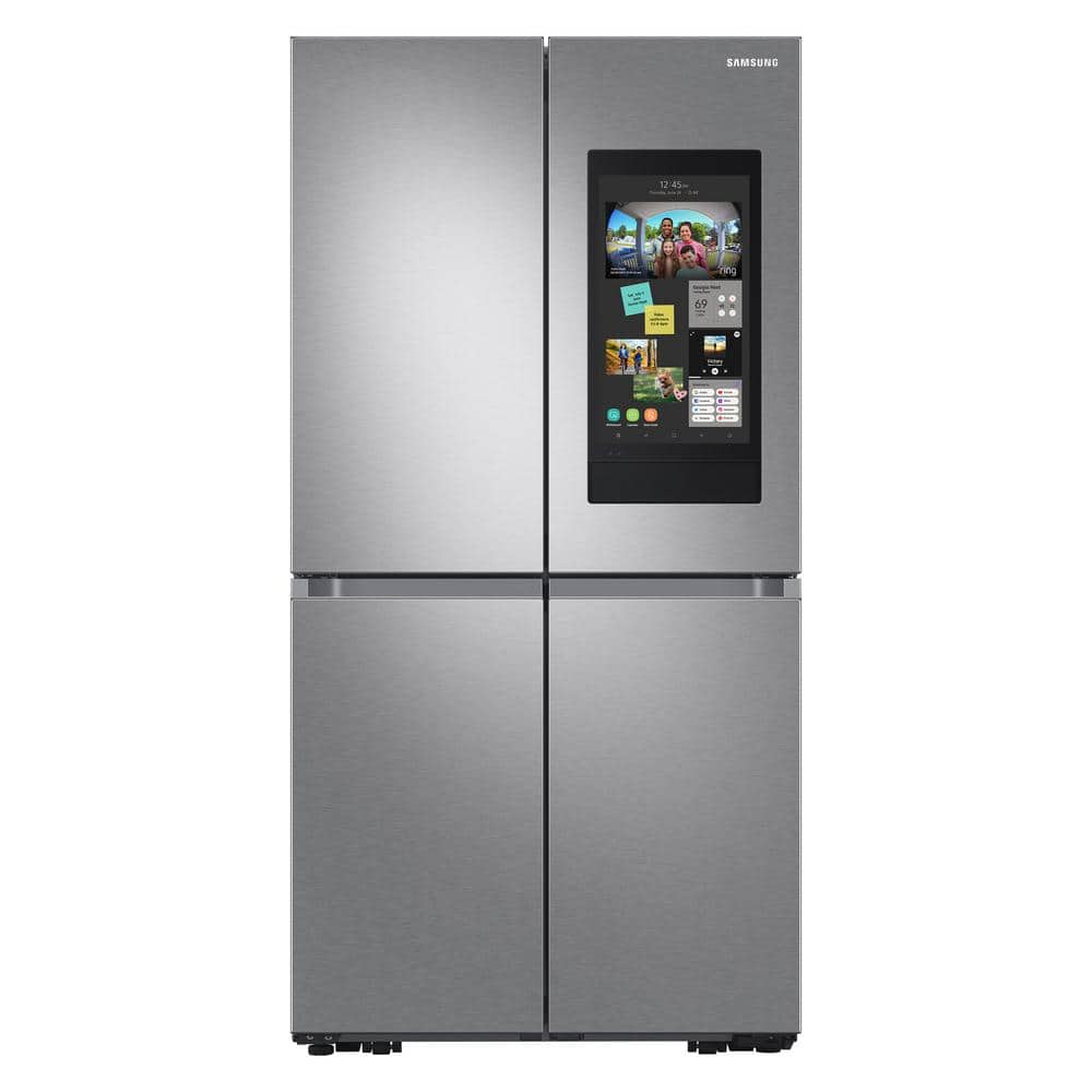 Samsung 29 cu. ft. 4-Door Family Hub French Door Smart Refrigerator in  Fingerprint Resistant Stainless Steel, Standard Depth RF29A9771SR - The  Home
