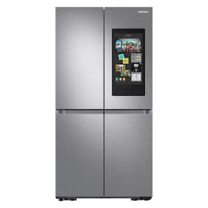 29 cu. ft. Family Hub 4-Door Flex French Door Smart Refrigerator in Stainless Steel with FlexZone