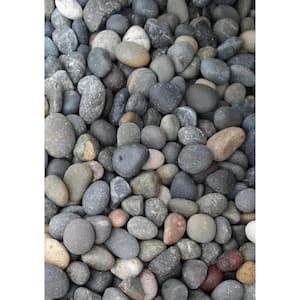 Rock Ranch 0.50 cu. ft. 40 lbs. 3/8 in. to 5/8 in. Mixed Mexican Beach Pebble (40-Bag 20 cu. Ft. 1600 lbs. Pallet)