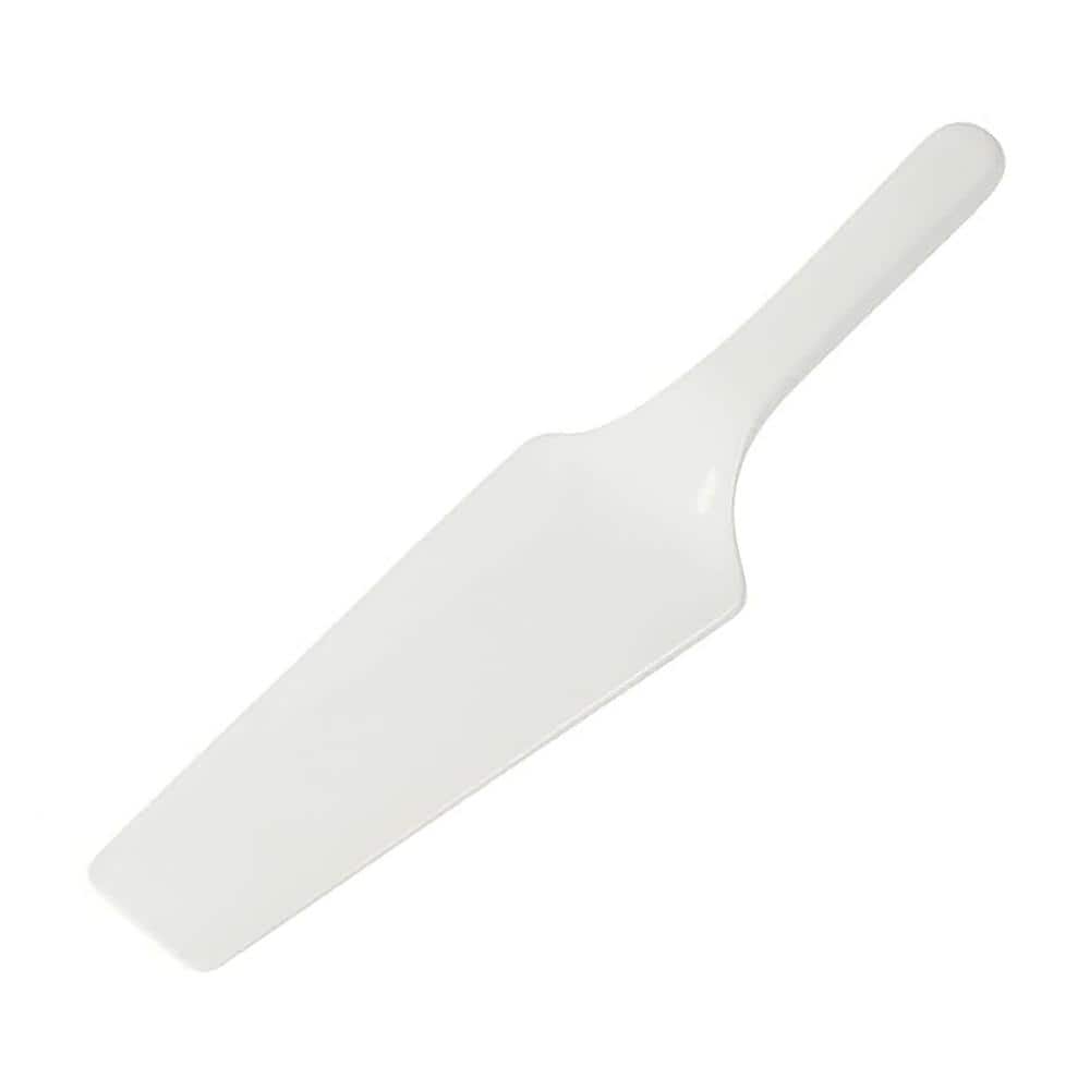 White Ceramic 12" Cake Stand with Server