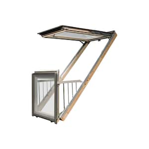 FGH-V P2 37/100 (RO 39 in. x 101 in. ) Manual Venting Deck-Mounted Skylight Balcony Window w/Laminated Low-E Glazing