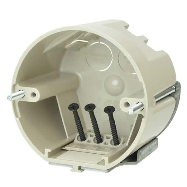 Allied Moulded Products Sliderbox 4 in. Round Adjustable Fan/Fixture Support Box Case