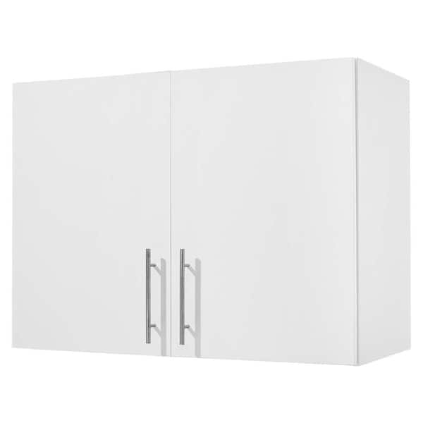 Wall Mounted Cabinet, 2 Doors, Adjustable Shelf, 32" Wide 2-Tier Storage, 16 x 32 x 24 in, For Bathroom Kitchen Laundry