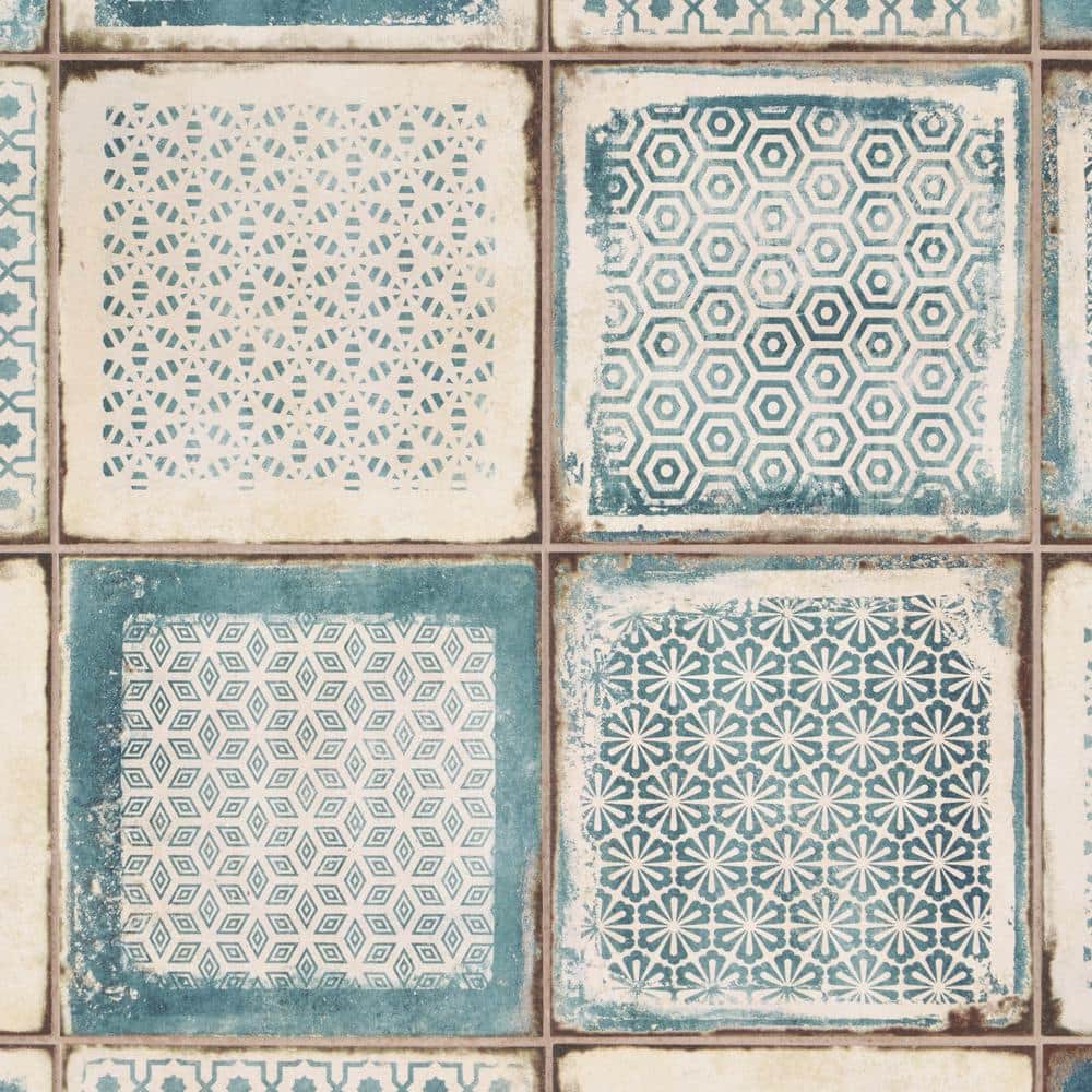 Coronado 8" x 8" Blue Matte Porcelain Wall and Floor Tile
