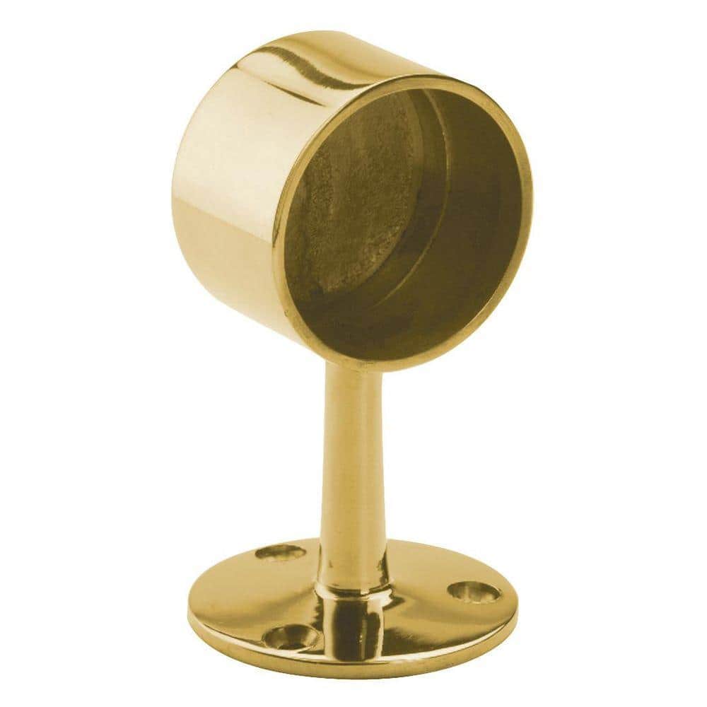 Lavi Industries 00-342/2 Polished Brass Flush Center Post 2 OD