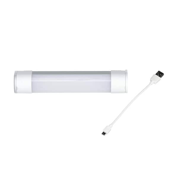 PRIVATE BRAND UNBRANDED 8 in. Rechargeable Battery Dimmable Bright 
