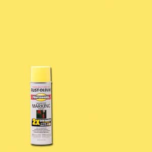 15 oz. High Visibility Yellow 2X Distance Inverted Marking Spray Paint (6-Pack)