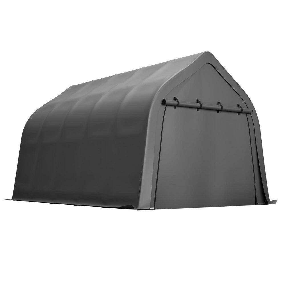 12 ft. W x 30 ft. D All-Weather Carport, Heavy Duty Portable Instant Garage with Roll-Up Door for Truck, Boat, RV price history on PriceWatchPro