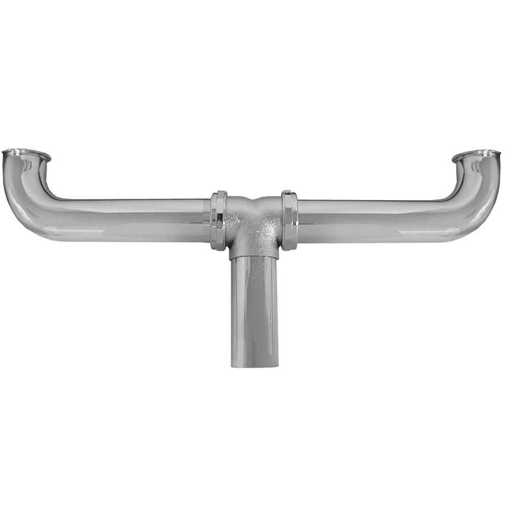 1-1/2 in. x 16 in. Chrome Plated Brass Direct Connection Center Outlet Waste 22 Gauge price history on PriceWatchPro