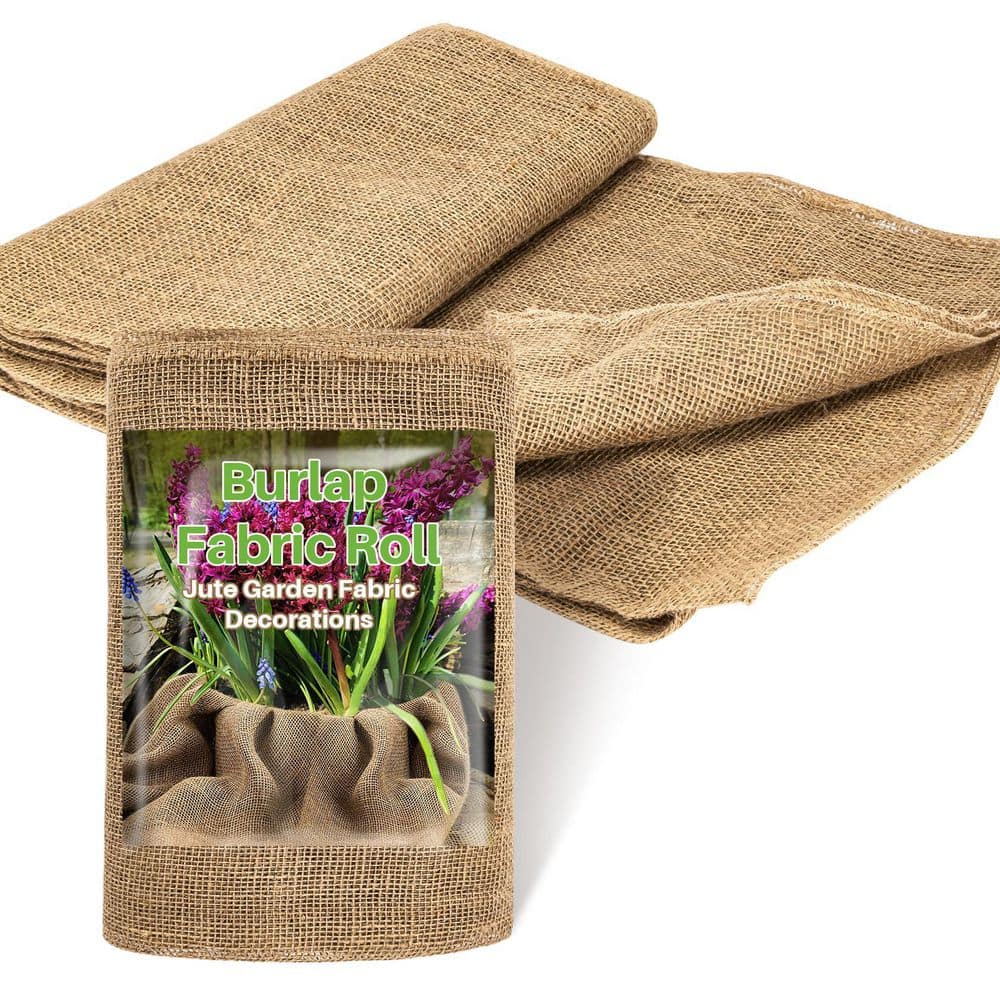 13 ft. x 19.7 in. Jute Burlap Fabric Plant Covers Roll with Rustic Design for Garden Decor Wedding and Crafts (1-Pack) price history on PriceWatchPro