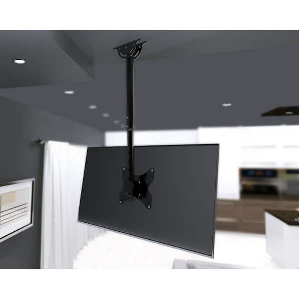 ProMounts Small TV Ceiling Mount for TV's up to 110lbs.TV Ceiling Bracket for Wall Fully assembled, Ready to install UC-PRO100 - The Home Depot